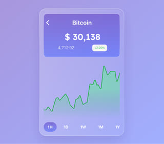 Contarizia dashboard della piattaforma di crypto trading con informazioni in tempo reale